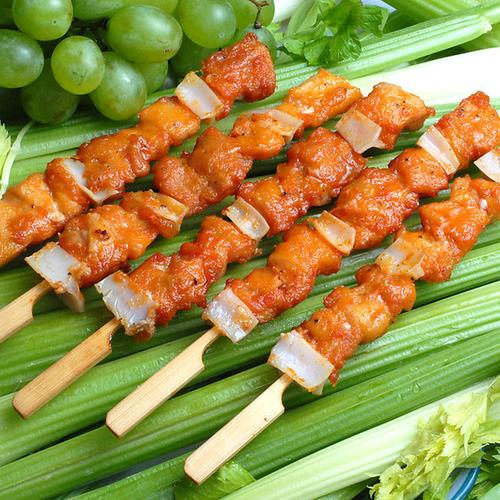 鸡肉串香合汇骨肉相连奥尔良风味油炸小吃半成品烧烤炸串